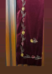 velvet stole for winters