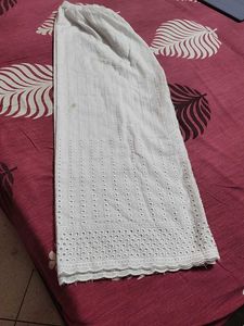 White Chikankari Plazo