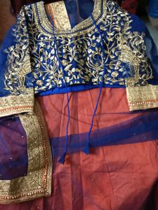 Lehenga Choli -With Heavy Embroidary-Used Just Onc