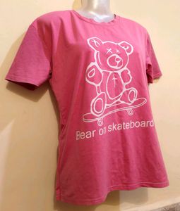 Size M/L 🎁Buy 2 Get 1 Free🎁Pink Bear Graphic Tee