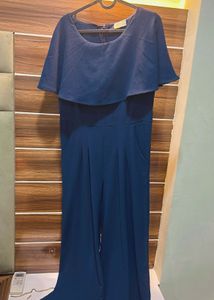 Elegant Navy Blue Jumpsuit