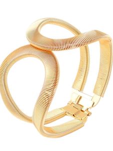 Gold Statement Bangle Bracelet