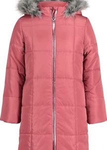 CALVIN KLEIN GIRLS METALLIC PUFFER JACKET ZIPPER