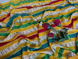 Striped Saree with Blouse Piece