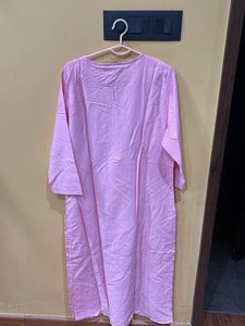 Baby Pink Colour Large Size Kurta