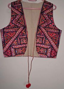 Boho Embroidered Vest