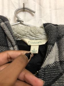 Rubbish Black Wool Jacket