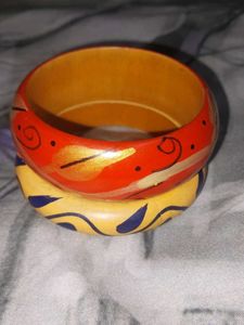 Handcrafted Wooden Bangle Set