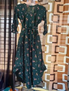 New Ambrela Dark Green Color Kurta Pack Of 1