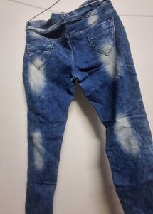 Embroidered Denim Jeans