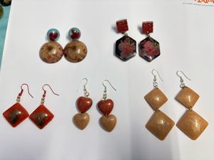 Resin earrings