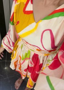 Colorful Printed Dress