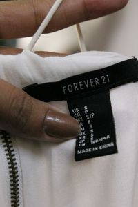 Forever 21 White Flowy Dress