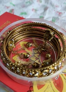 Golden Bride Set Of 4 Bangles