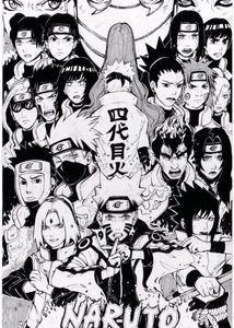 Naruto Manga Wallpaper Panel 10 Piece