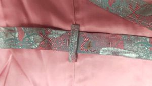 Elegant Pink Satin Dress