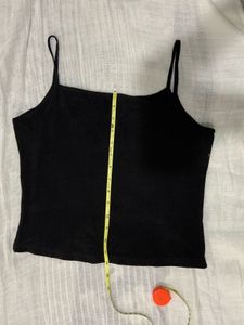 Gold &amp; Black Embellished Cami Top