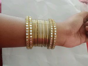 15 Sets Bangles And 2 Bracelets Combo