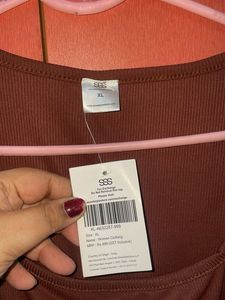 Streetstyle Brown Long Sleeve Brand New Top