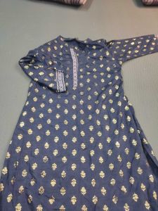 Elegant Navy Blue Kurta