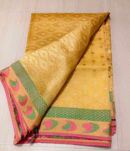 Elegant Yellow Saree