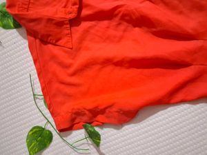 Coral Short Sleeve Blouse