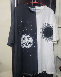 Black oversized t shirt