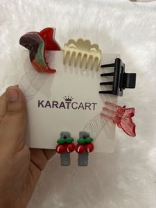 Hair Clip &amp; Scrunchie Set