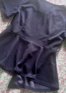Navy Fit &amp; Flare Dress