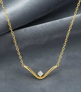 Gold Necklace anti tennis