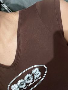 Brown Graphic Tee