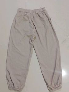 Beige Balloon Pants