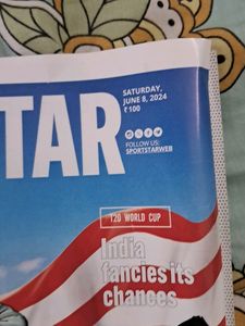 Latest Sportstar Magazine Rs 100