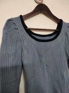 SALE 🛍️ Blue Crop Sweater