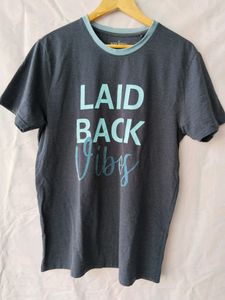 West sport Navy Blue T-shirt For (Men&#39;s)