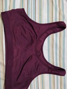 Burgundy Sports Bra
