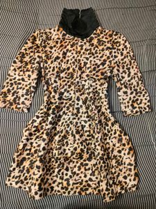 Leopard Print Mini Dress