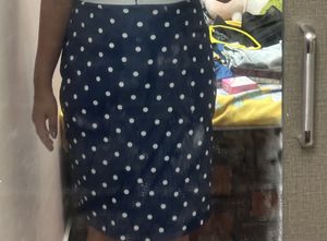 Polka Dot Pencil Skirt