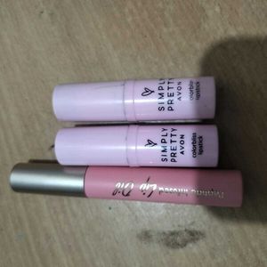 Avon Simply Pretty Lipsticks & Oil