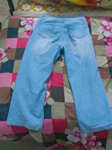 Wide Leg Denim Jeans