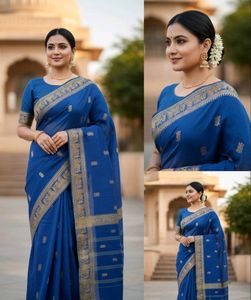 Elegant Blue Saree