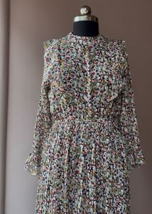 Floral Print Midi Dress