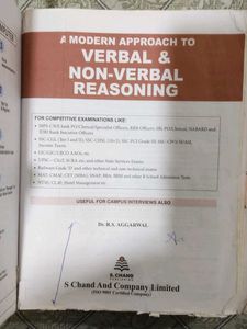 Verbal &amp; Non-Verbal Reasoning