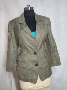 Vintage Plaid Blazer