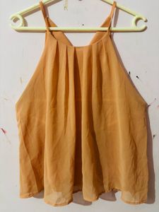 Flowy Orange Tank Top