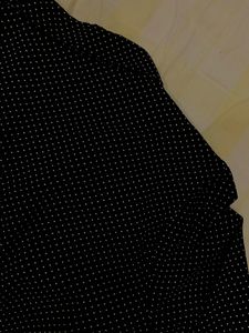 Polka dot shirt, size is small, black and white