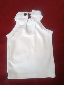 White Tank &amp; Houndstooth Shorts Set