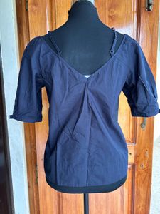 Derek Lam Cold Shoulder Top