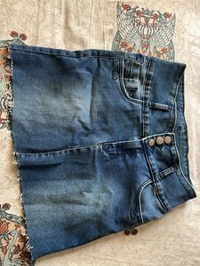 Denim Mini Skirt