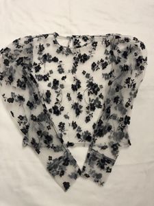 Floral Sheer Top